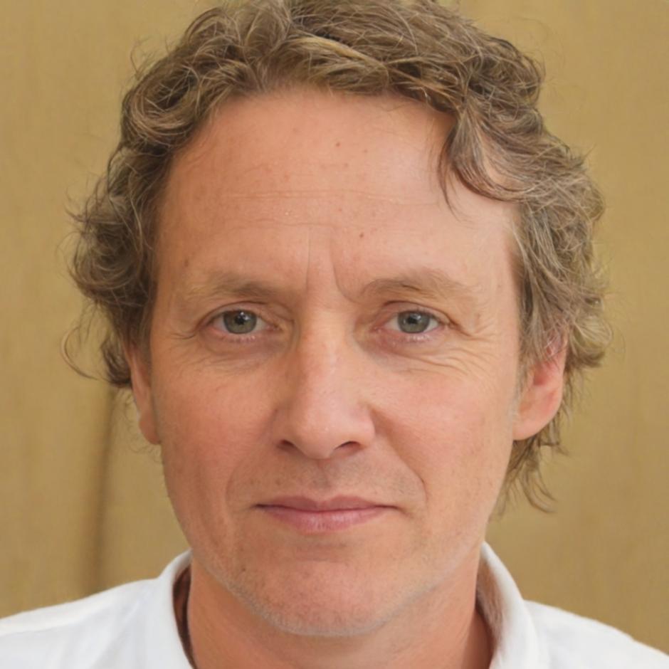 Benedikt Zimmermann bei der Arbeit am Computer